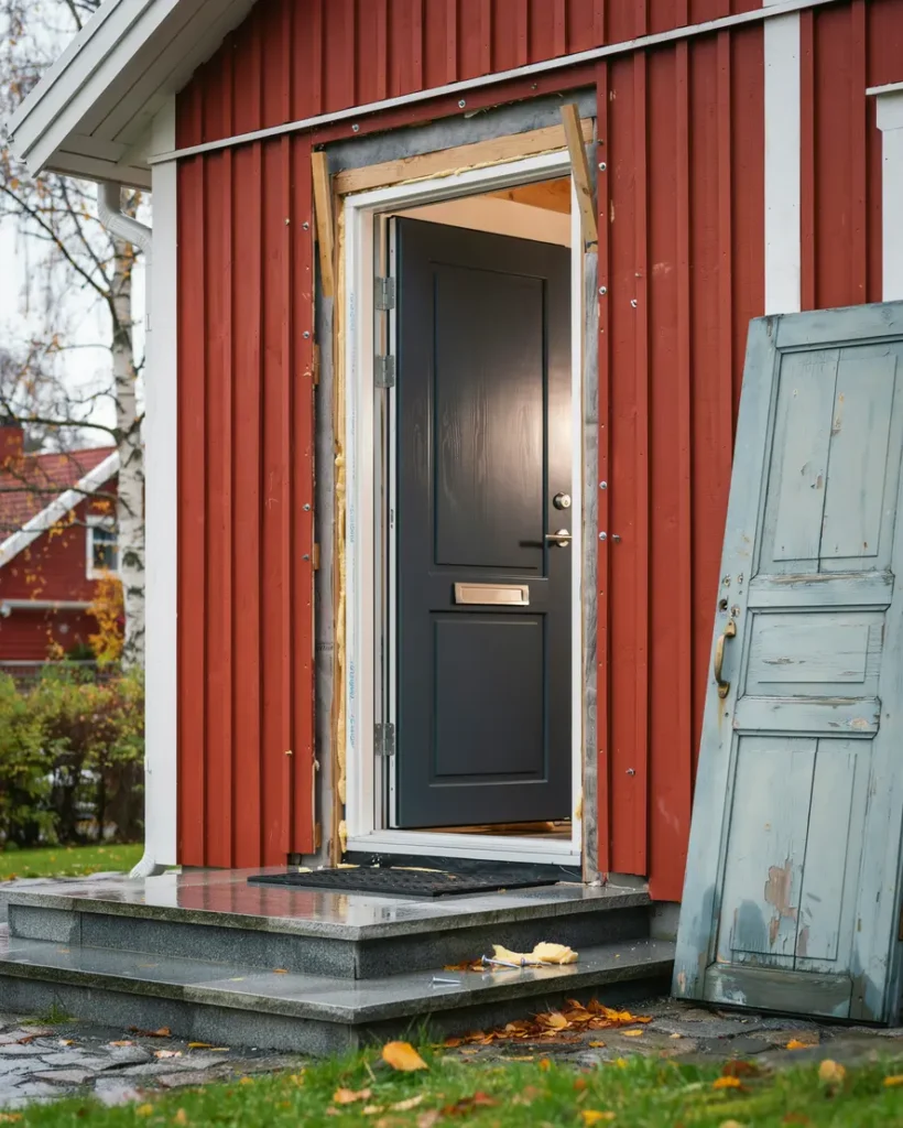 byta ytterd rr i villa guide till s kerhet isolering m tt och montering