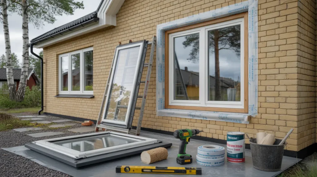 f nsterbyte i villa u v rde materialval montage och pris med rot avdrag