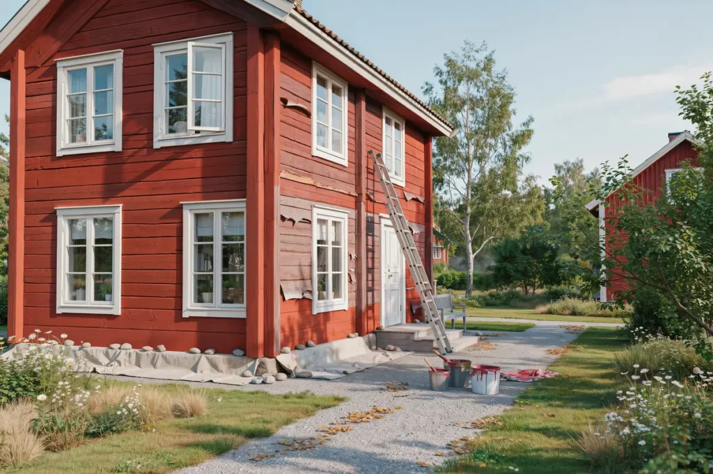 juli r r tt tid att m la huset s lyckas du med fasadm lning i sommarv rmen